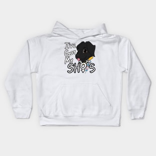 I've Got My Shots (Black Lab, HRT) Kids Hoodie